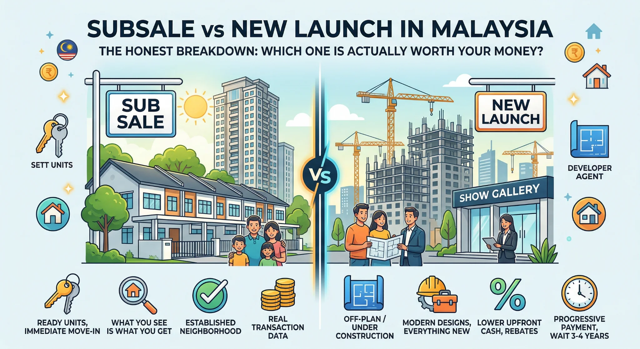 Subsale vs New Launch in Malaysia: Which One Is Actually Worth Your Money?